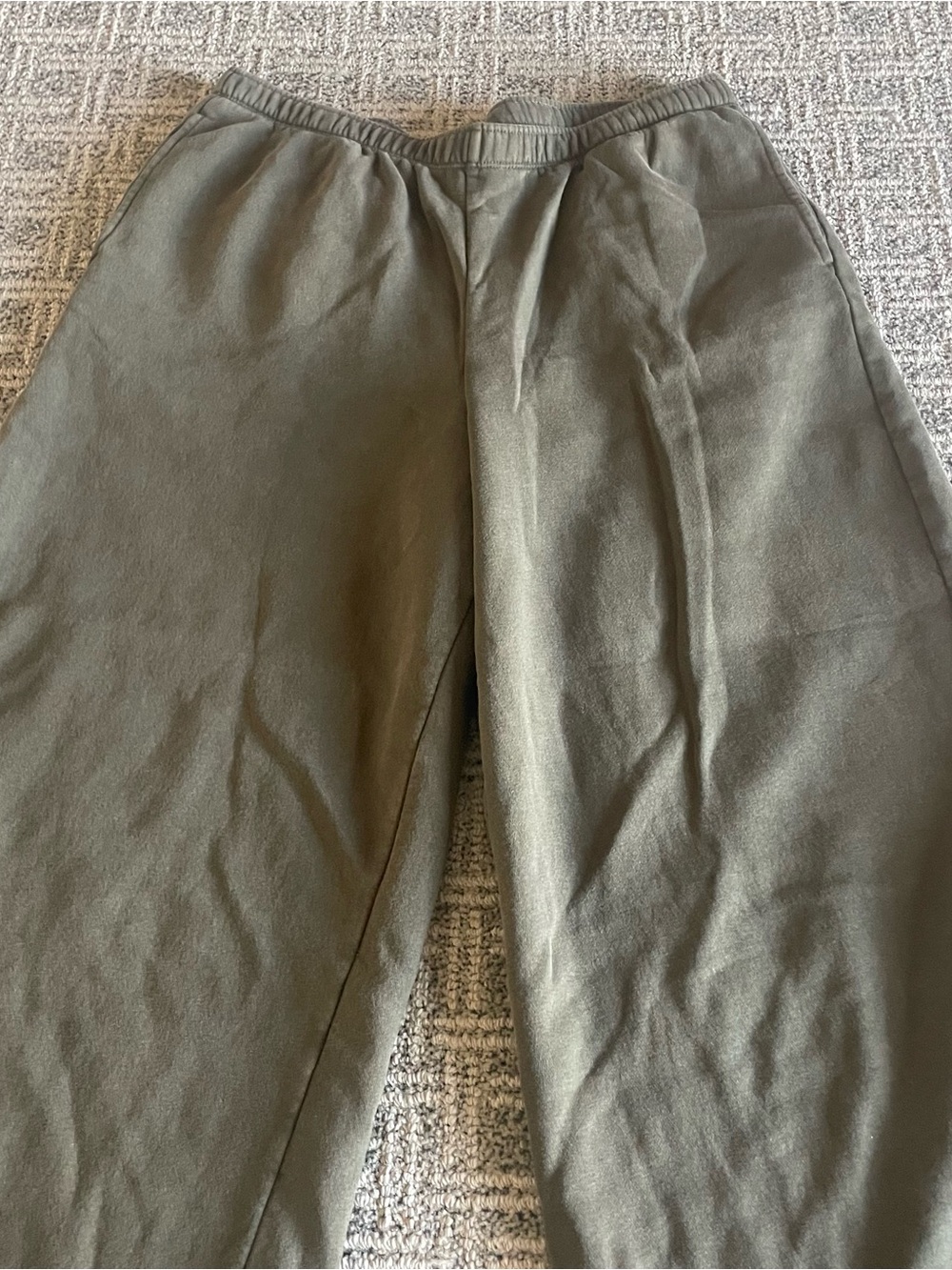 GAP Olive Green Lounge Set - Hoodie & Wide-Leg Pants - Picture 11 of 14